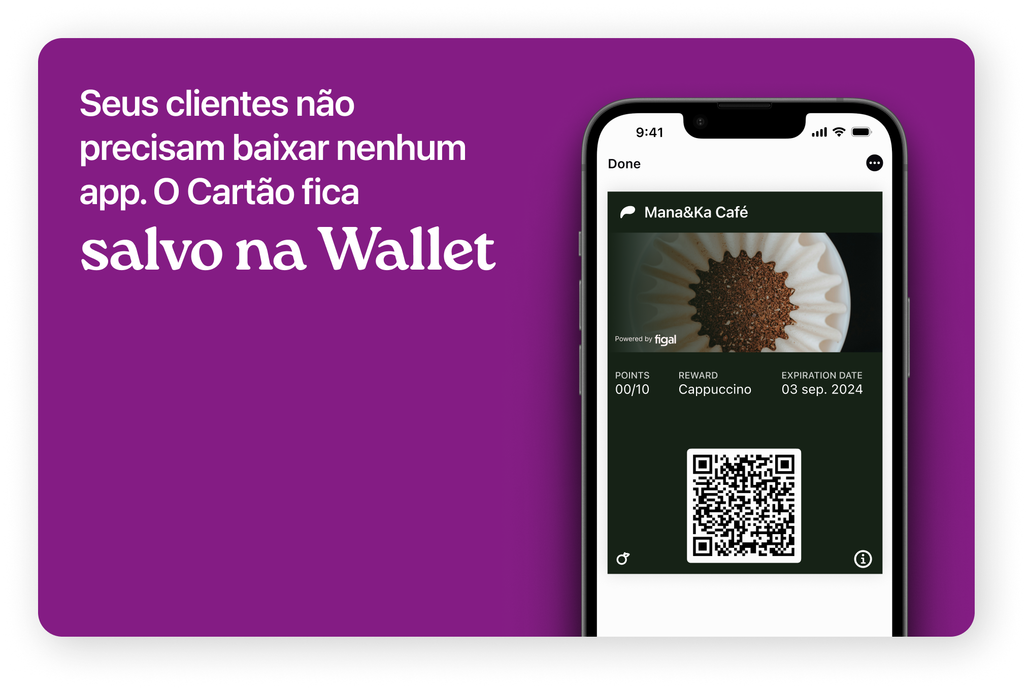 Cartão Salvo na Wallet