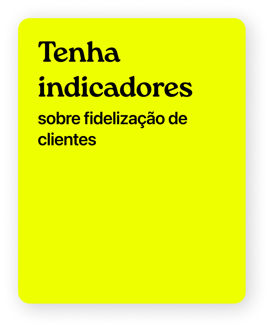 Tenha Indicadores